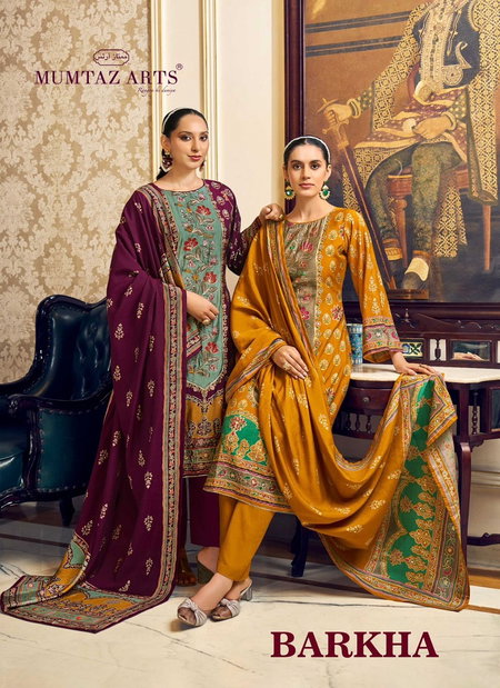 Barkha By Mumtaz Viscose Masleen Printed Dress Material Exporters In India